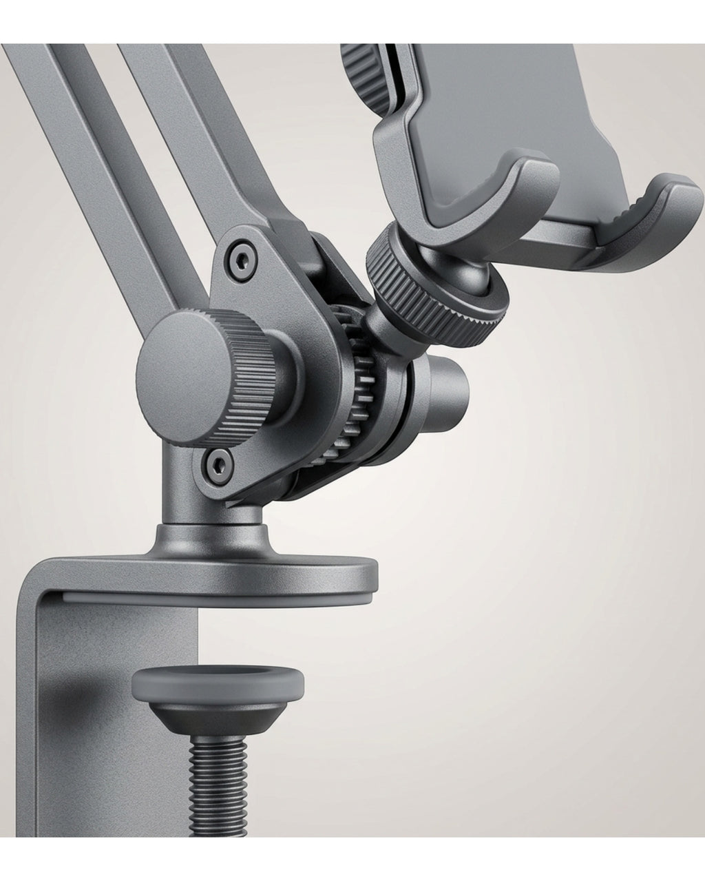 Vtxor Three-Joint Desk-Clamp Phone Holder Graphite 65 cm - Detail view