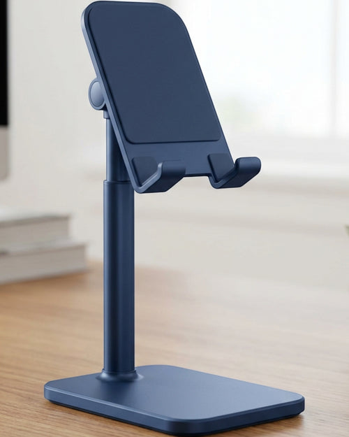 Vtxor Weighted-Base Telescopic Phone Stand Navy 18-30 cm - Lifestyle view